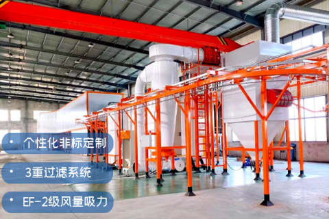 大旋風噴粉房回收系統