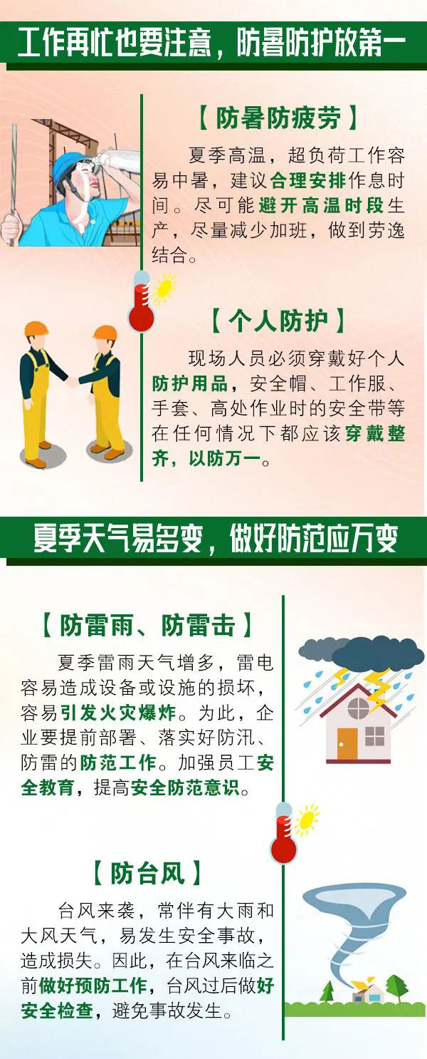 新月涂裝：夏季安全生產注意事項