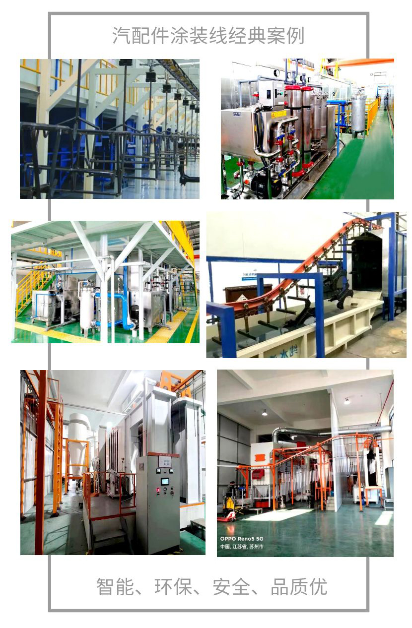 汽車零配件噴涂線(電泳、噴塑) 汽車零配件噴涂線(電泳、噴塑)