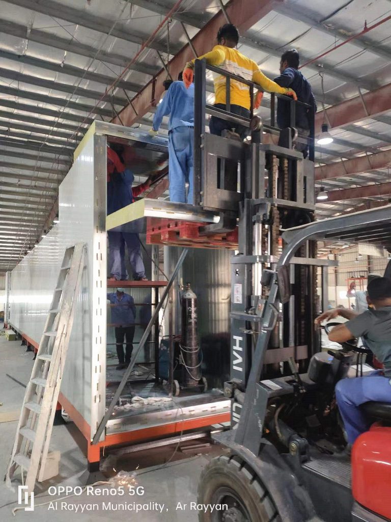 重器出海!新月鋼結構噴涂流水線助力卡塔爾 重器出海!新月鋼結構噴涂流水線助力卡塔爾