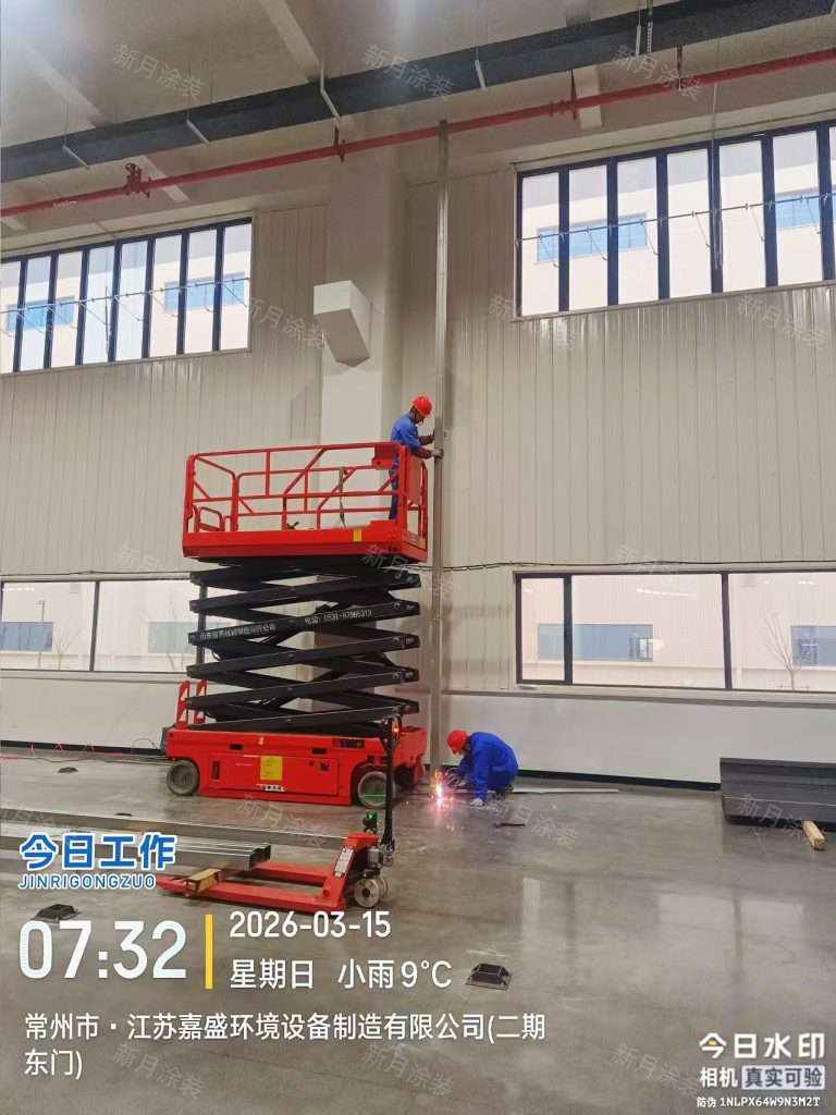 不負所托｜新月涂裝常州噴涂流水線安裝火熱進行中！